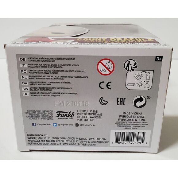 Bram Stoker's Count Dracula #1073 POP Movies Vinyl Figure New in Box - Picture 6 of 7